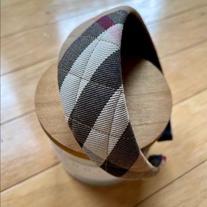 NWOT Burberry Quilted Headband